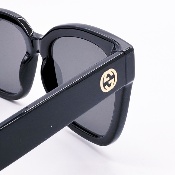 NEW GUCCI GG1338S 001 WOMEN BLACK SUNGLASSES GUCCI - Picture 9 of 13